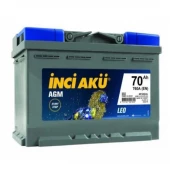 İnci Leo AGM 12V 70Ah 760A (EN) Akü