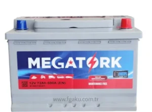 72Ah MEGATORK Megatork 12V 72Ah 590A (EN) Petlas Grubu Ürünü Akü