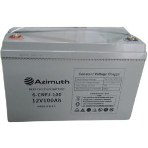 Azimuth 12V 100Ah Elektrikli Bisiklet, karavan, Güneş Enerji Sistemi Aküsü