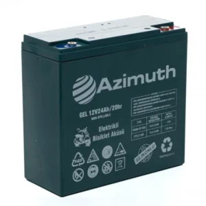 Azimuth 12V 24Ah Elektrikli Bisiklet Aküsü
