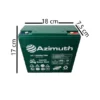 Azimuth 12v 24 Ah Amper Elektrikli Bisiklet Aküsü 5Lİ Set ÖLÇÜLÜ Azimuth 12V 24Ah Elektrikli Bisiklet Aküsü 5'li Set