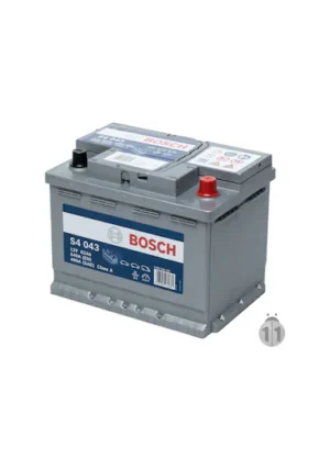 Bosch S4 043 Silver 12V 62Ah 540A (EN) Akü