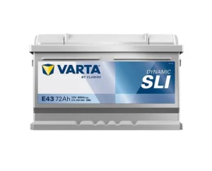 Varta Blue Dynamic E43 Basık Tip 12V 72Ah 680A (EN) Akü