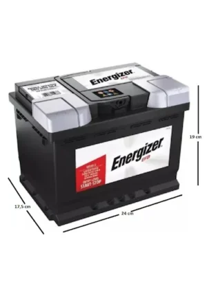 Energizer 12V 60Ah 640A (EN) Varta Akü Üretimi Akü