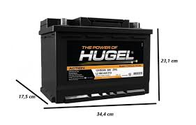 HUGEL 105 ÖLÇÜLÜ Hugel 12V 105Ah 700A (EN) İnci Akü Üretimi Akü