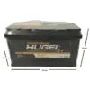 Hugel Akü 12 V 100 Ah Amper 860 A En ÖLÇÜLÜ Hugel 12V 100Ah 860A (EN) İnci Akü Üretimi Akü