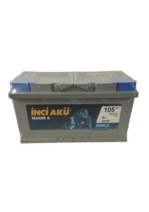 İNCİ 105 Ah. BASIK TİP1 İnci Supr A Sentor 12V 105Ah 750A Akü