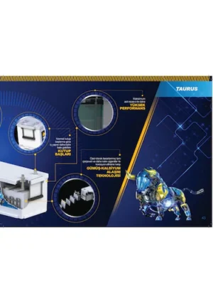 Inci Akü 12V 180 Ah Amper Formul A Taurus 3 Inci Akü Formul A Taurus 12V 180Ah 1200A (EN) Akü