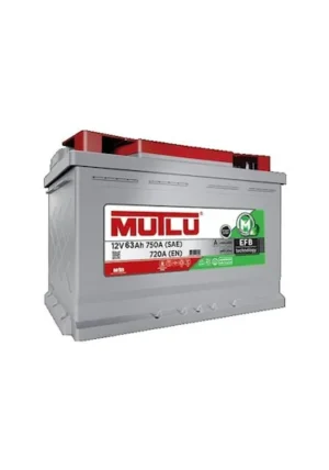 Mutlu Ana Bayinden 12 Volt 63 Efb Start Stop Mutlu EFB 12V 60Ah 640A (EN) Akü