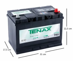 Tenax 12V 90Ah 740A (EN) Varta Akü Üretimi Akü