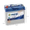 Varta Blue Dynamic B34 Ters Kutup 12V 45Ah 330A (EN) Akü