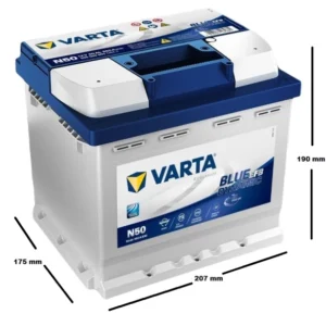 Varta EFB N50 12V 50Ah 550A (EN) Akü