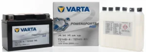 Varta Powersports AGM TTZ14S 12 V 11 Ah Motosiklet Aküsü ASİTLİ Varta Powersports AGM TTZ14S 12V 11Ah Motosiklet Aküsü