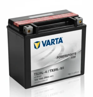 Varta Powersports AGM YTX20L-BS 12 V 18 Ah 250 CCA Motosiklet Aküsü Varta Powersports AGM YTX20L-BS 12V 18Ah 250A (EN) Motosiklet Aküsü