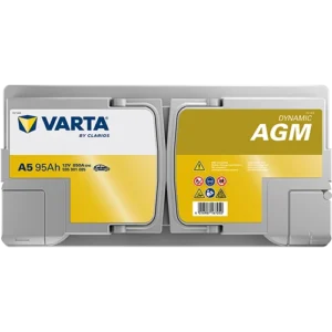 Varta Silver Dynamic G14 (A5) Start-Stop Agm 12 V 95 Ah 850Cca Akü M Varta Silver Dynamic AGM G14 /A5 12V 95Ah 850A (EN) Akü