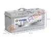 Varta Silver Dynamic I1 12 V 110 Ah 920Cca Akü ÖLÇÜLÜ Varta Silver Dynamic I1 12V 110Ah 920A (EN) Akü