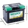tenax 60 ölçülü Tenax 12V 60Ah 540A (EN) Varta Akü Üretimi Akü