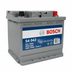 Bosch S4 042 12V 50Ah Amper 450A (EN) Akü Bosch S4 042 12V 50Ah 450A (EN) Akü