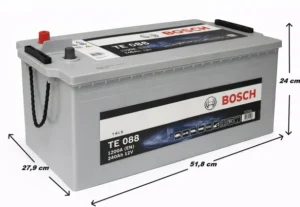 Bosch TE 088 EFB 240Ah 1200A (EN) Akü