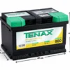 Tenax 12V 74Ah 680A (EN) Varta Akü Üretimi Akü