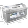 VARTA N95 95Ah EFB AKÜ.